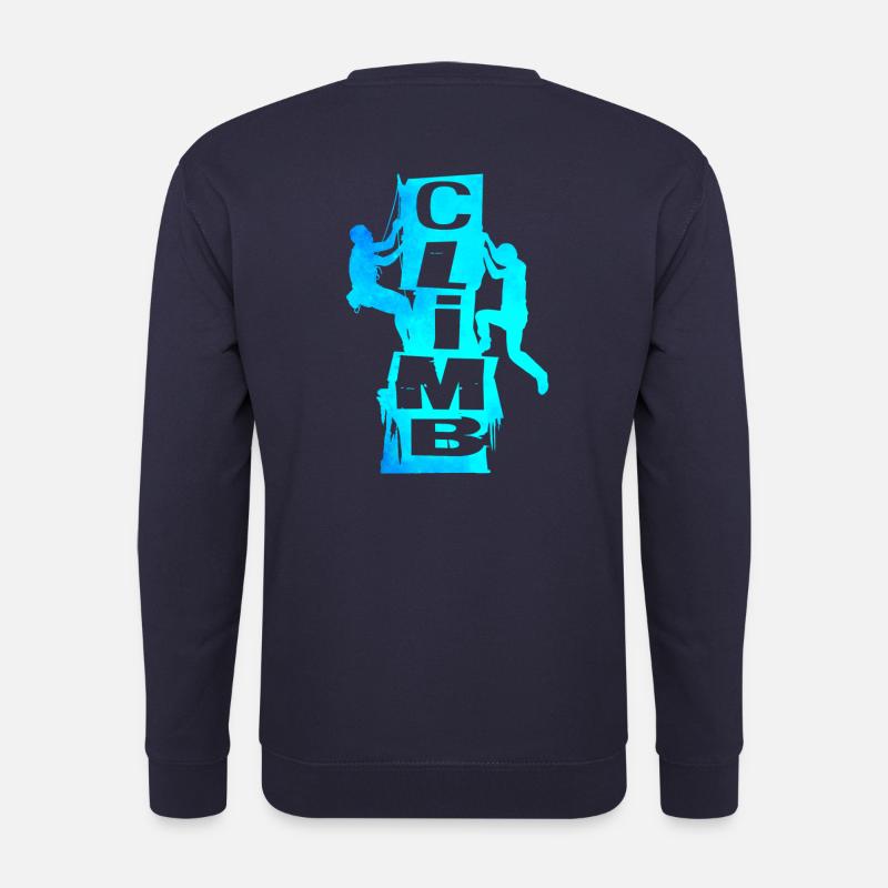 Erklimmen Sie Gletscherkunst - Unisex Pullover - Navy