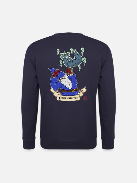Summoning Dwarf - Dwarfvocateur - Unisex Sweatshirt - navy