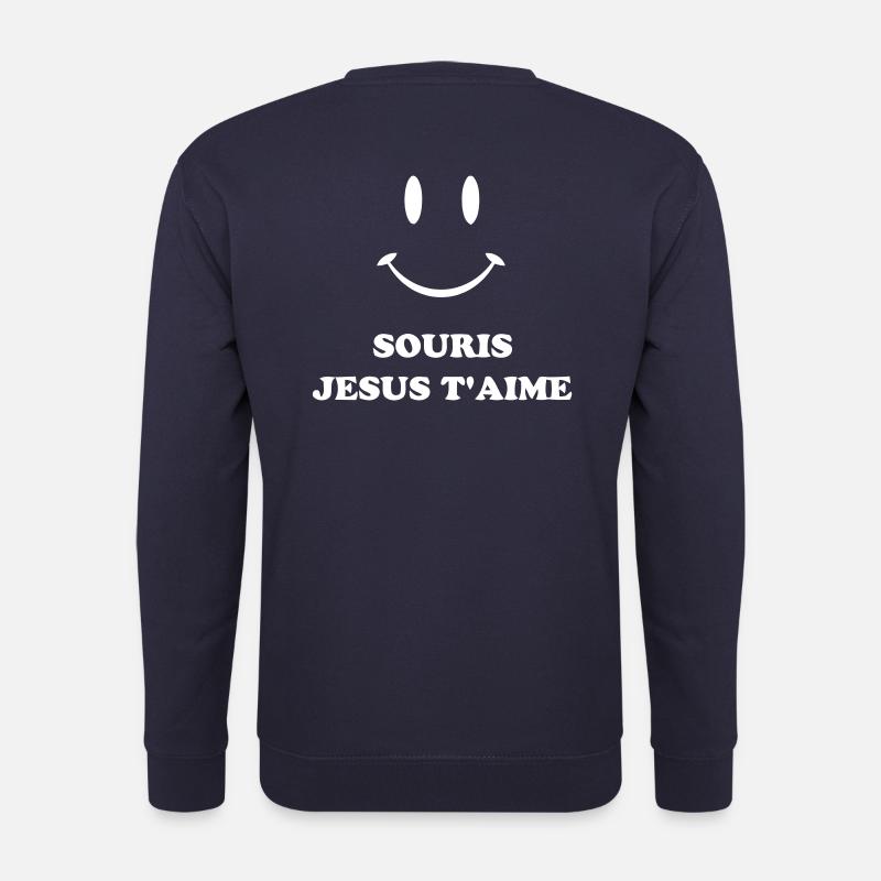 jesus liebe dich - Unisex Pullover - Navy