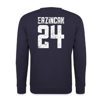 Erzincan 24 Turkey Turkiye Gift Holiday TR Turk - Unisex Sweatshirt - navy - Back - Michal (187cm)
