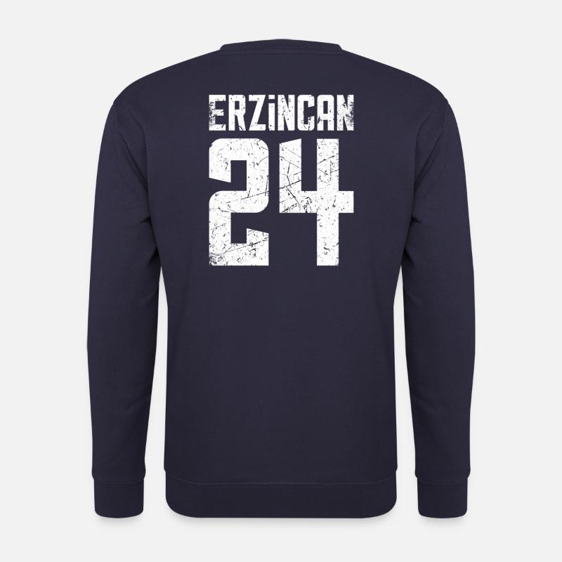 Erzincan 24 Türkei Turkiye Geschenk Urlaub TR Türk - Unisex Pullover - Navy