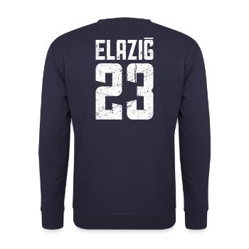 Elazig 23 Türkei Turkiye Geschenk Urlaub TR Türk - Unisex Pullover - Navy - Hinten - Michal (187cm)