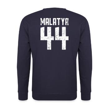 Malatya 44 Türkei Turkiye Geschenk Urlaub TR Türk - Unisex Pullover - Navy - Hinten - Michal (187cm)