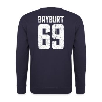 Bayburt 69 Turkey Turkiye Gift Holiday Turk TR - Unisex Sweatshirt - navy - Back - Michal (187cm)
