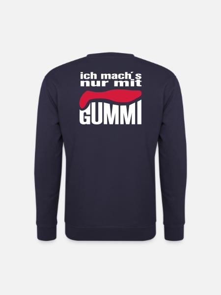 ich machs mit gummi - Unisex Pullover - Navy