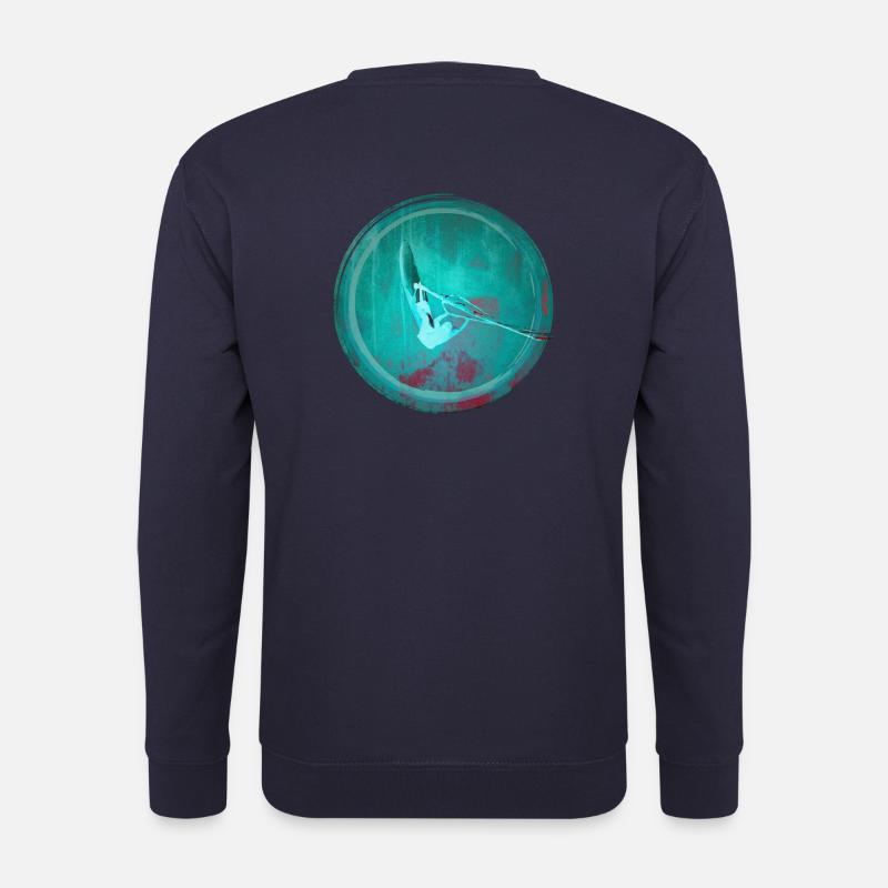 Windsurf wave - Unisex Pullover - Navy