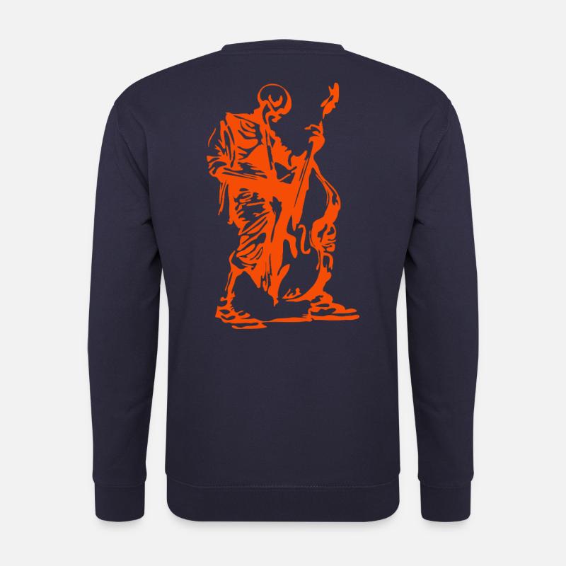 Contrabass Orangeman - Unisex Pullover - Navy