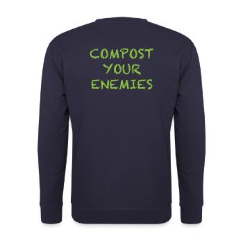 Jardinier jardinier jardinier - Sweat-shirt Unisexe - marine - Dos - Michal (187cm)