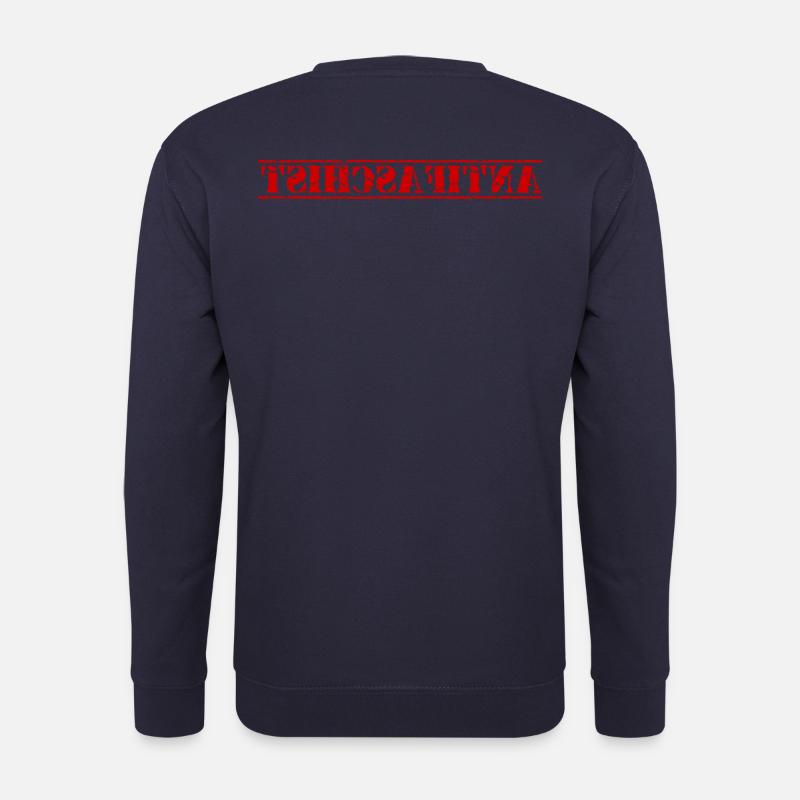 ANTI-FASCIST SPIEGELSCHRFT - Unisex Sweatshirt - navy
