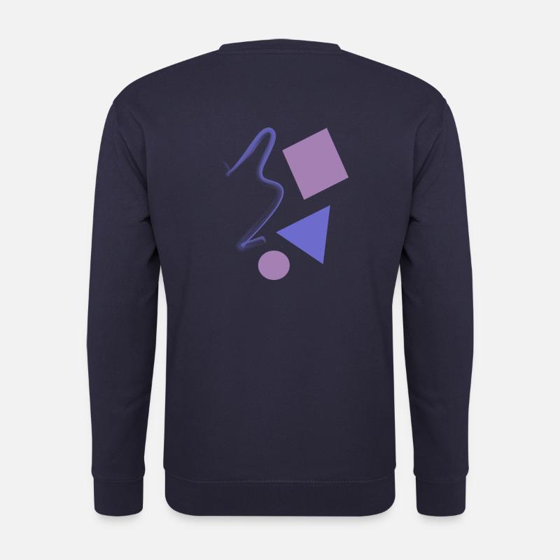 Abstract Design: Connection - Unisex Sweatshirt - navy
