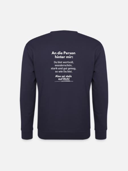 Du bist gut genug! - Unisex Pullover - Navy