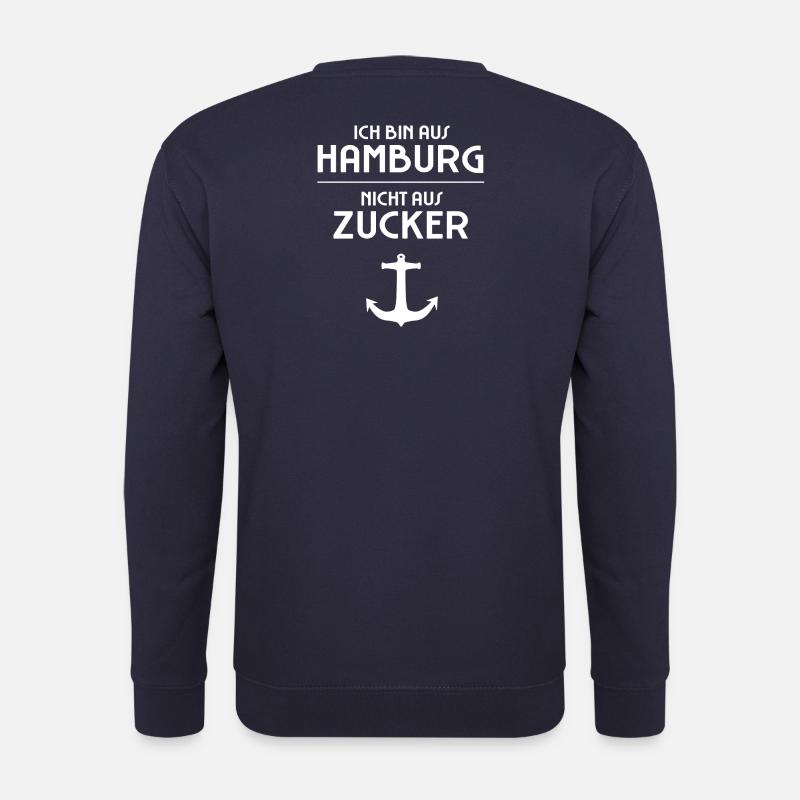 Hamburger sind nicht aus Zucker - Unisex Pullover - Navy