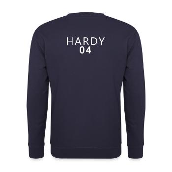 Dschungel Fan 2026 Karneval Kostüm HARDY Edition - Unisex Pullover - Navy - Hinten - Michal (187cm)