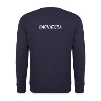 Bachatera - Unisex Pullover - Navy - Hinten - Michal (187cm)