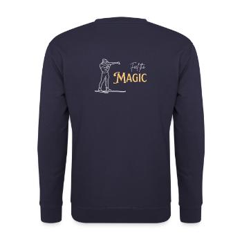 Feel the Magic - Biathlon - Unisex Sweatshirt - navy - Back - Michal (187cm)