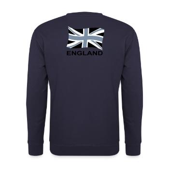 drapeau anglais 2 - Sweat-shirt Unisexe - marine - Dos - Michal (187cm)