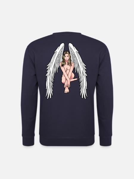 Engel Schutzengel Fantasy himmlisch spirituell - Unisex Pullover - Navy