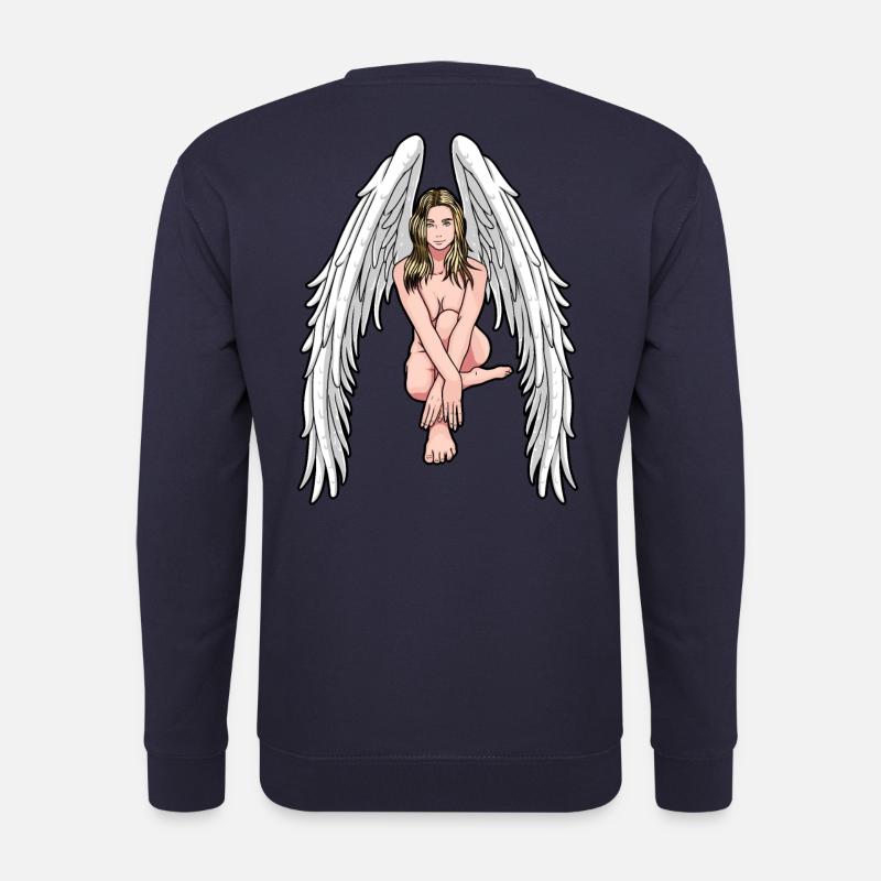 Engel Schutzengel Fantasy himmlisch spirituell - Unisex Pullover - Navy