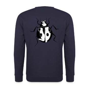 Coccinelle - Sweat-shirt Unisexe - marine - Dos - Michal (187cm)
