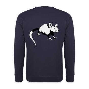 Souris Rat Rongeur Rongeur Animal - Sweat-shirt Unisexe - marine - Dos - Michal (187cm)