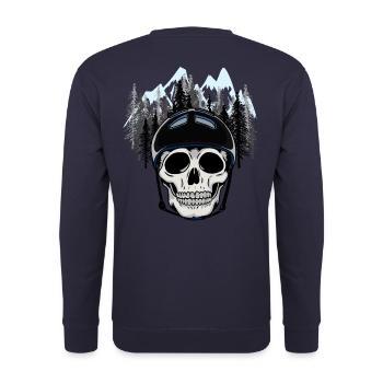 Mountaineering Mountains Mountains Sports Sports Nature Alps - Unisex Sweatshirt - navy - Back - Michal (187cm)