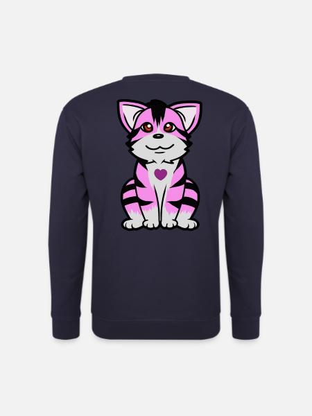 Cat Cats Pets - Unisex Sweatshirt - navy