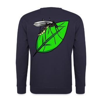 Insects Mosquito Bloodsuckers Mosquitoes Summer - Unisex Sweatshirt - navy - Back - Michal (187cm)