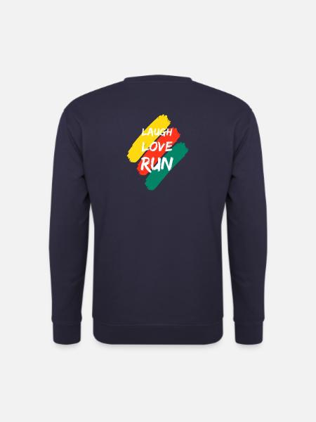 Laugh Love Run - Unisex Sweatshirt - navy