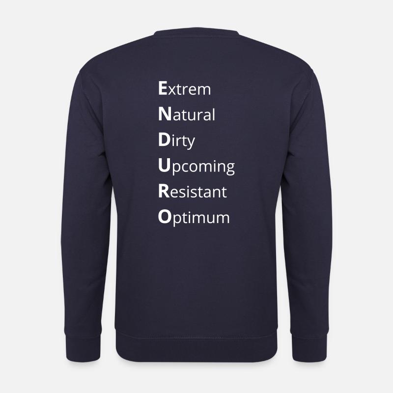 Enduro Schriftzug - Unisex Pullover - Navy