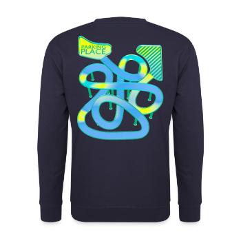 Tapis de voiture Sur le dos de papa - Sweat-shirt Unisexe - marine - Dos - Michal (187cm)