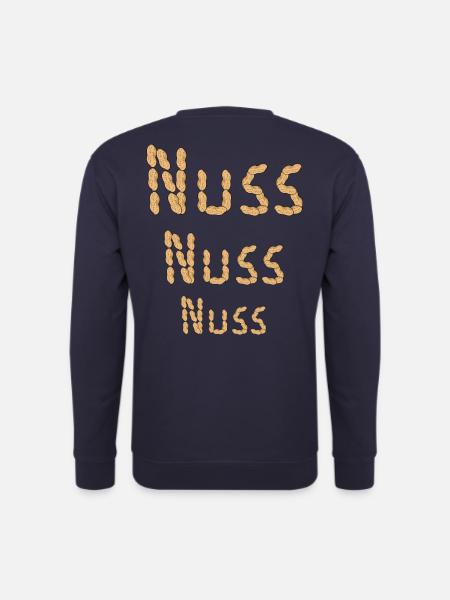 Erdnuss Erdnüsse Nuss Nüsse Nahrungsmittel - Unisex Pullover - Navy