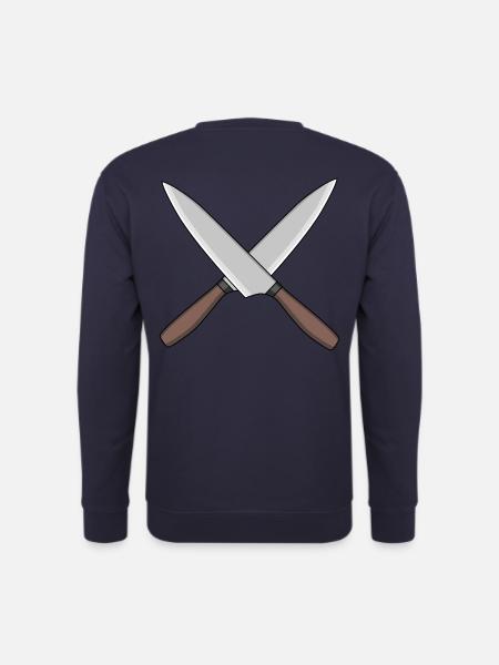 Cook Kitchen Knife Cooks Cook - Unisex Sweatshirt - navy