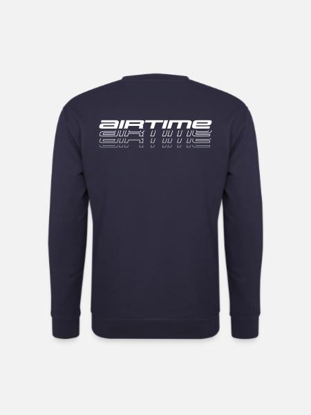 airtime shaddows shape on dark - Unisex Sweatshirt - navy