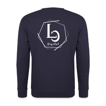 LC Digital B - Dos - Sweat-shirt Unisexe - marine - Dos - Michal (187cm)