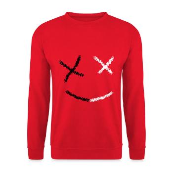 Christmas marshmallow - Unisex Sweatshirt - red - Front - Alina (178cm) & Michal (187cm)