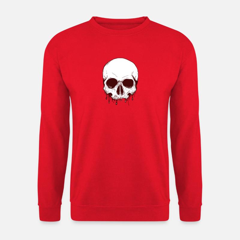 Skull - Unisex Pullover - Rot