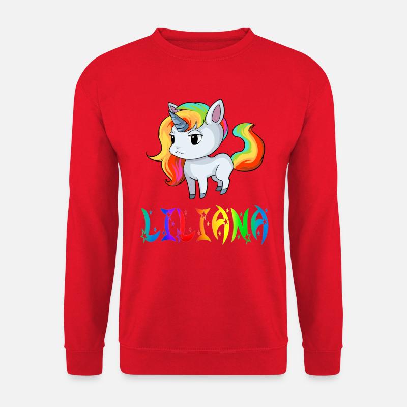 Liliana Einhorn - Unisex Pullover - Rot