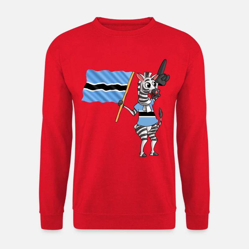 Botsuaner Zebra - Unisex Pullover - Rot