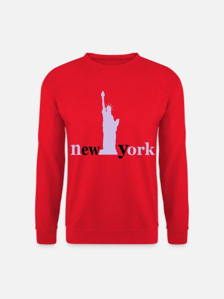 new_york - Unisex Sweatshirt - red