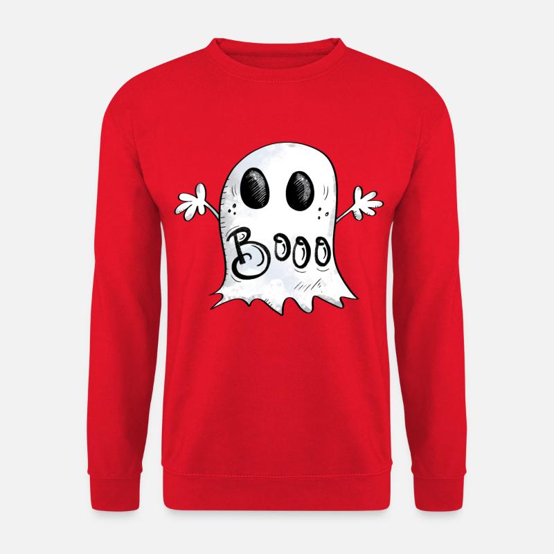 Happy Booo Gespenst - Unisex Pullover - Rot