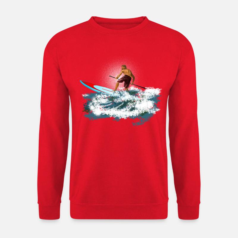 paddleboarder - Unisex Sweatshirt - red