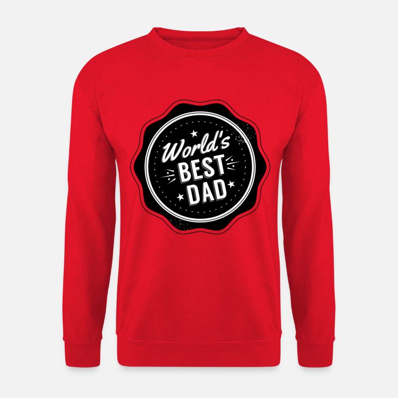 Papa Dad Vatertag - Unisex Pullover - Rot