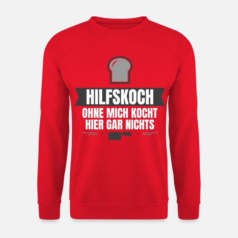 Hobbykoch - Unisex Pullover - Rot