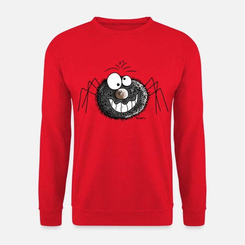 Lustige Spinne - Unisex Pullover - Rot