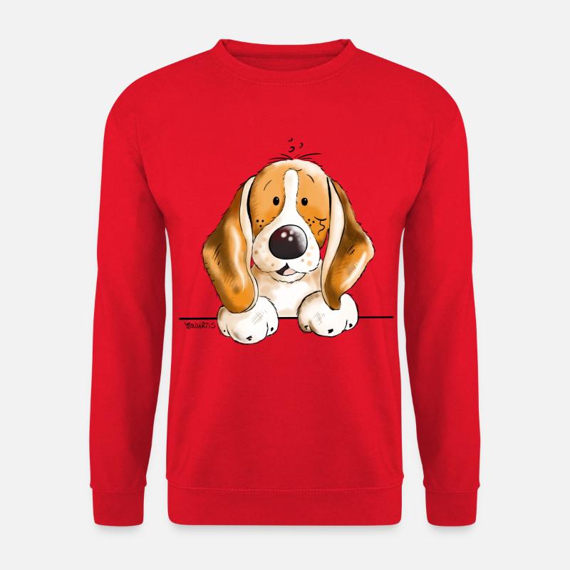 Süßer Beagle - Unisex Pullover - Rot