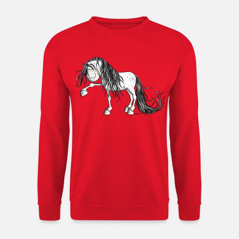 Lustiger Andalusier - Unisex Pullover - Rot