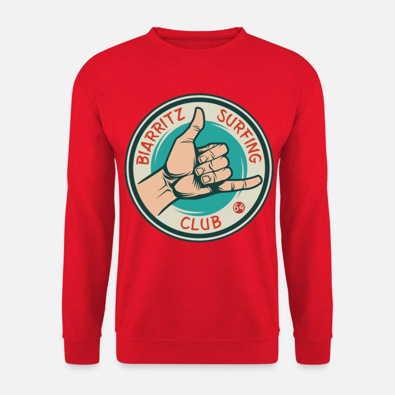 Biarritz Surfing Club - Unisex Pullover - Rot