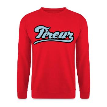 Tireur pétanque flex - Sweat-shirt Unisexe - rouge - Devant - Alina (178cm) & Michal (187cm)