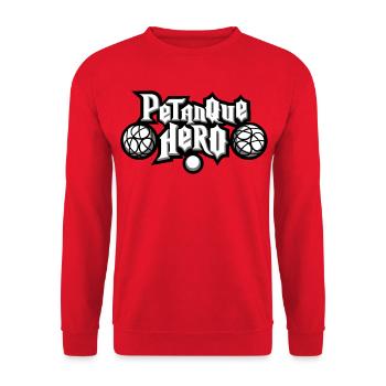 Petanque héro flex - Sweat-shirt Unisexe - rouge - Devant - Alina (178cm) & Michal (187cm)