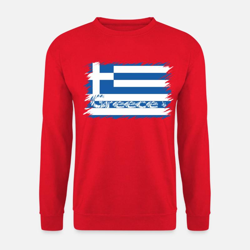 Grèce - Sweat-shirt Unisexe - rouge